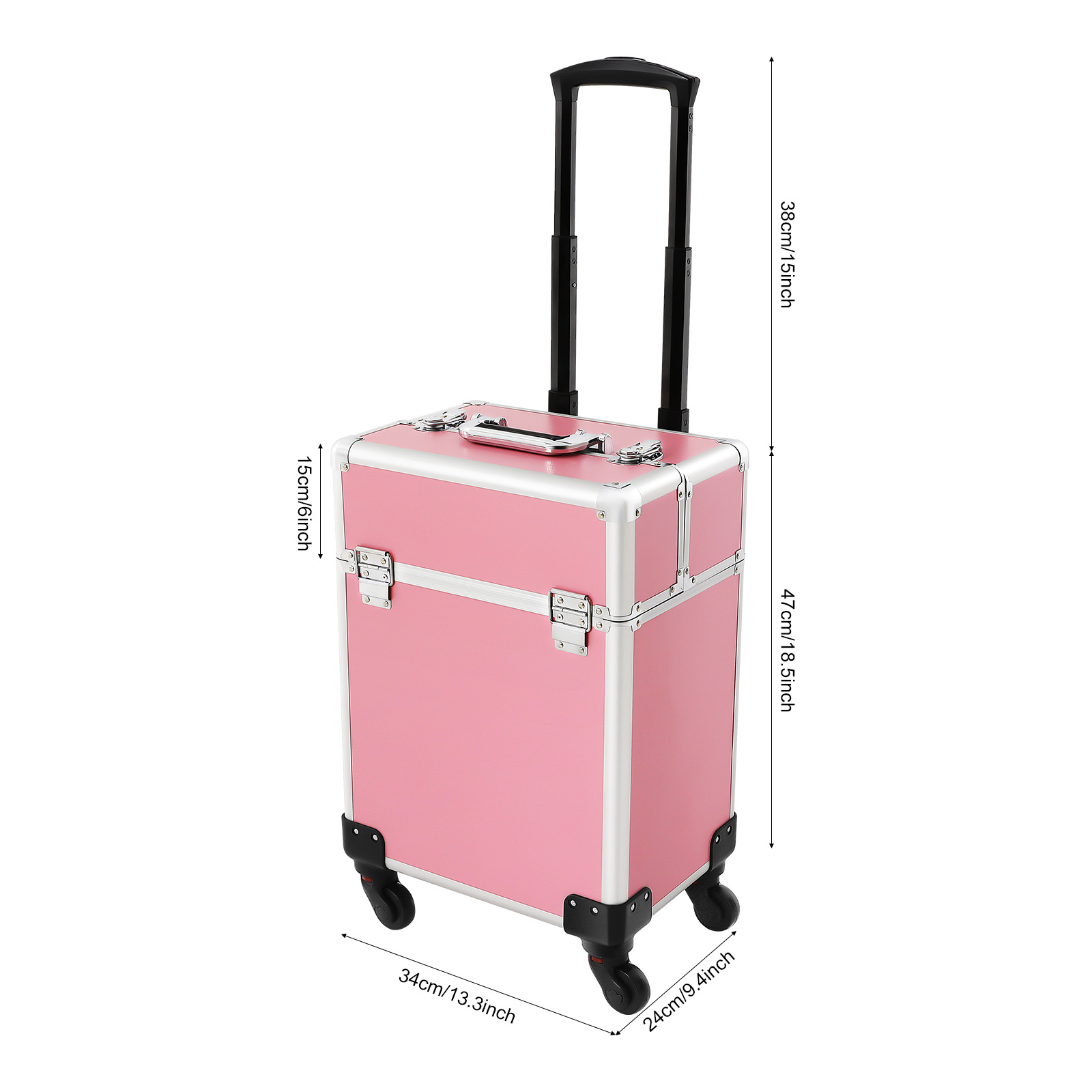 Rolling Makeup Train Case Cosm - Beauty No Makeup review and price