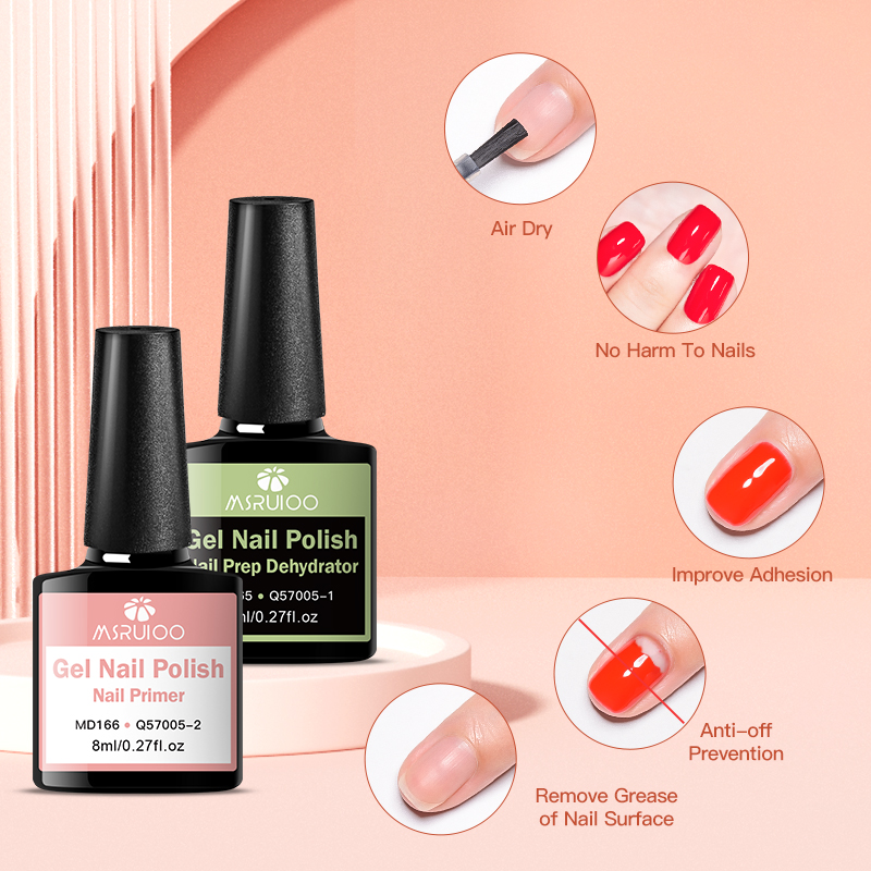 2PCS/Set 8ml Nail Prep Dehydra - Nail Dehydrator Primer review and price
