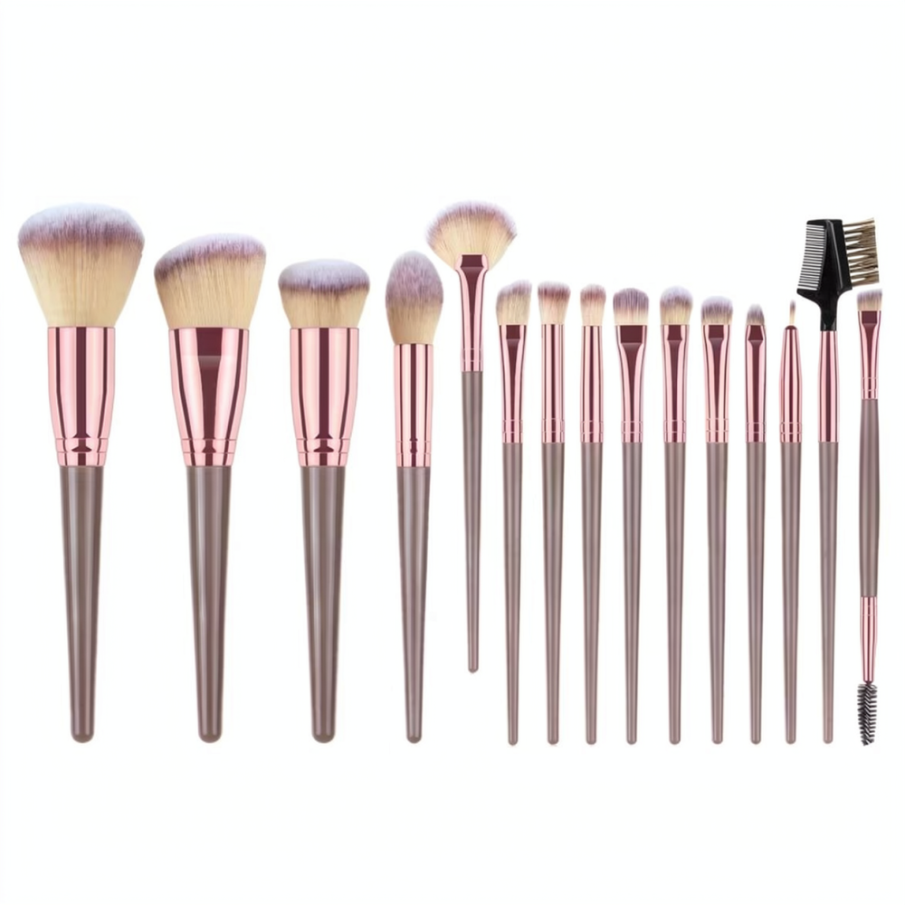 Champagne Makeup Brush Set Sof - Beauty Makeup Tool Collection review and price