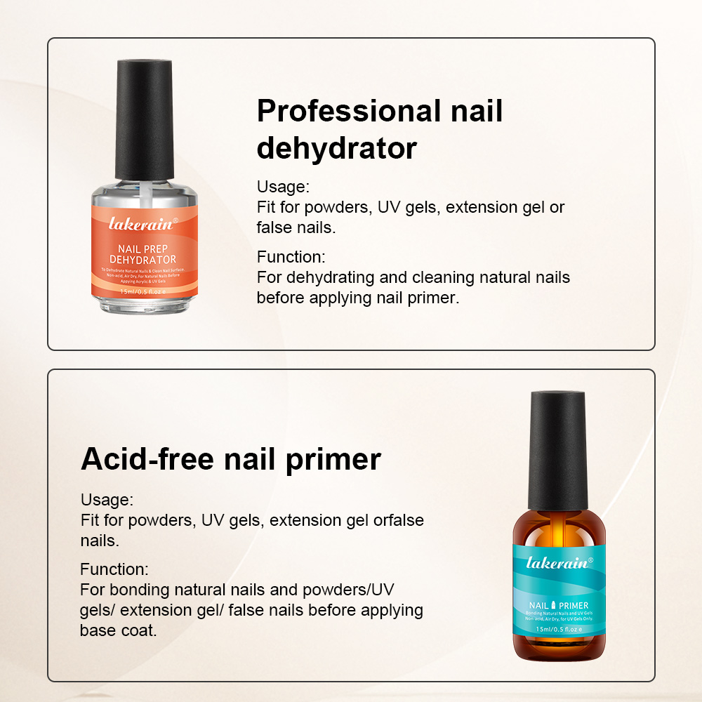 Nail Primer Set Fast Dry Prep  - Nail Dehydrator Primer review and price
