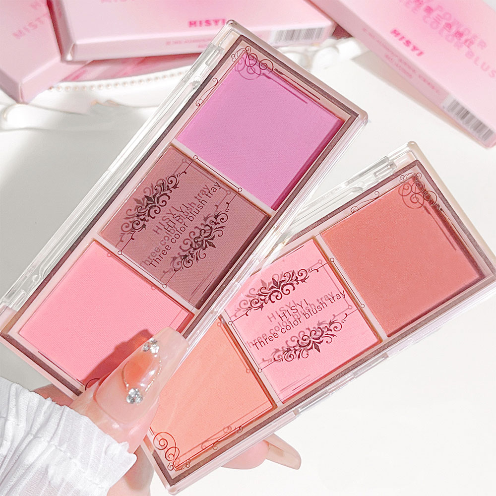 Three color blush tray, milk t - Ulta Beauty Makeup review and price