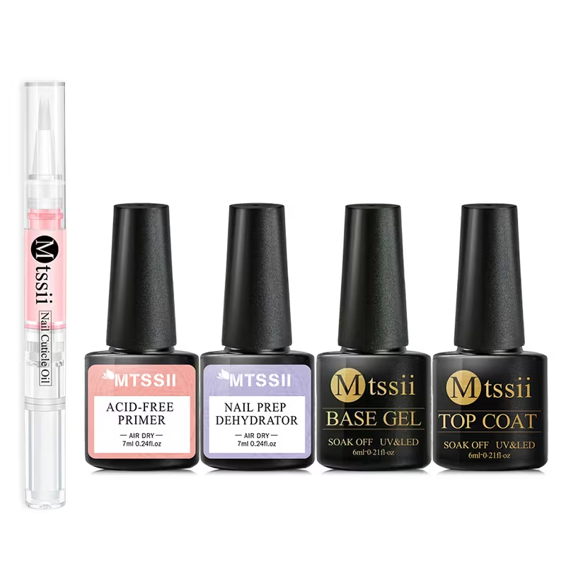 5PCS Nail Gel Set Complete Kit - Nail Dehydrator Primer review and price