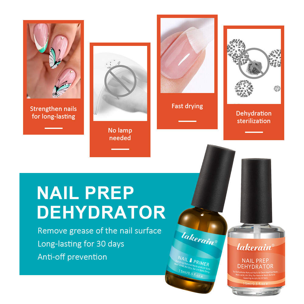 2Pcs 15ml Nail Prep Dehydrator - Nail Dehydrator Primer review and price