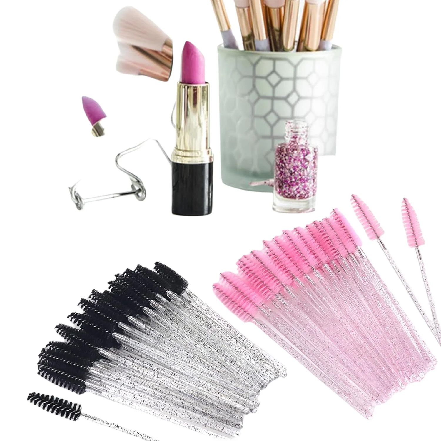 500pcs Eyelash Brushes Wands f - Beauty Makeup Brushes review and price