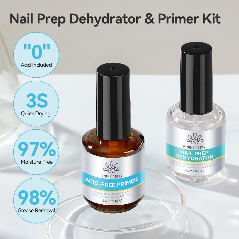 2Pcs No Need LED Lamp To Dry L - Nail Dehydrator Primer review and price