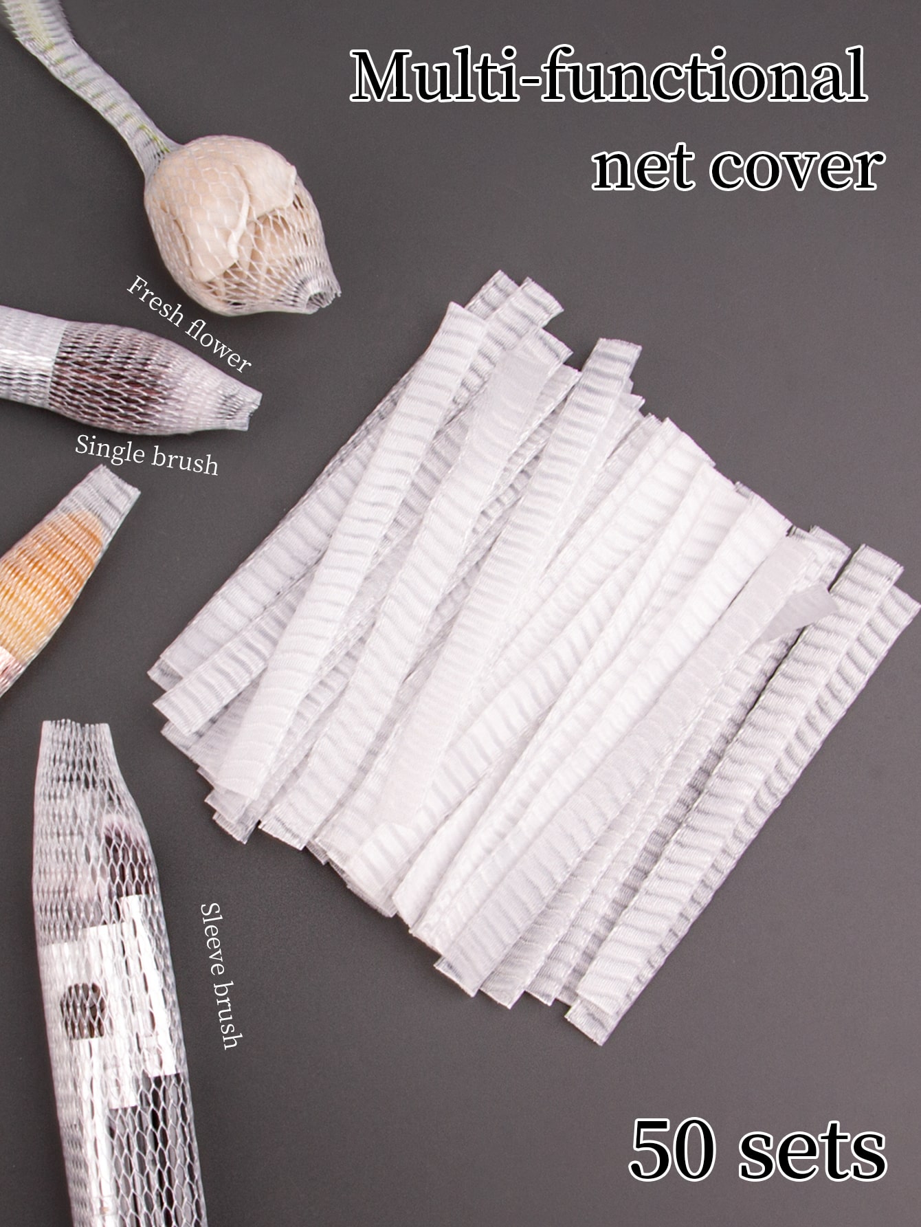 50PCS Makeup Brush Protective  - Beauty Flower Makeup review and price