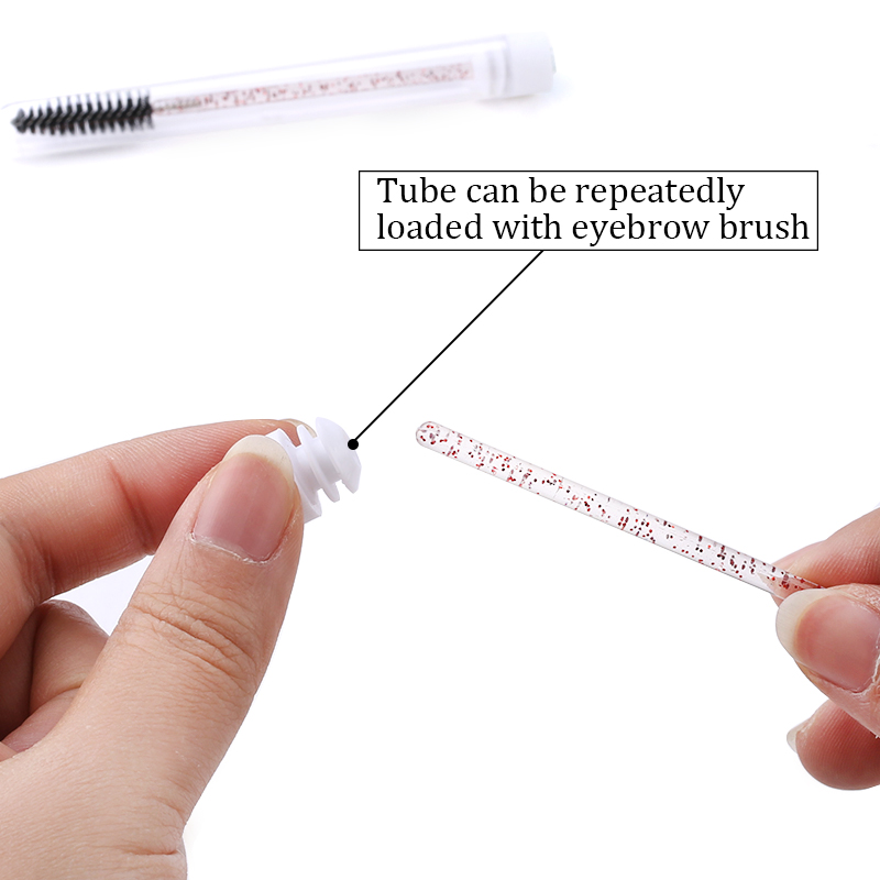50/100pcs Diamond Eyebrow Brus - Beauty Makeup Brushes review and price