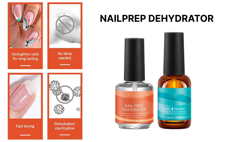 Nail Primer Set Transparent Li - Nail Dehydrator Primer review and price