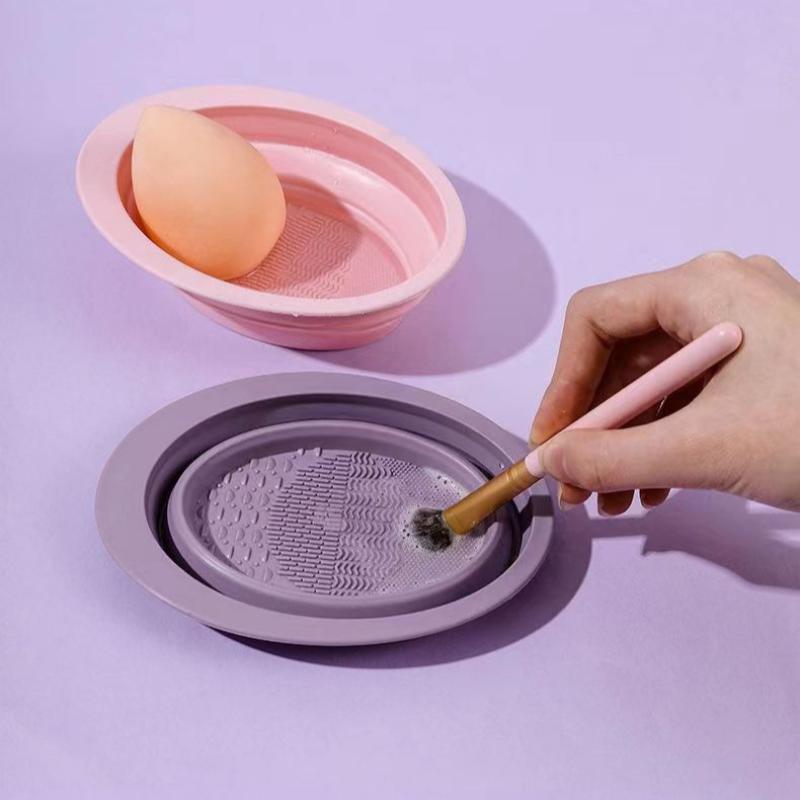 Cleaner Folding Powder Soft Si - Beauty Makeup Brushes review and price