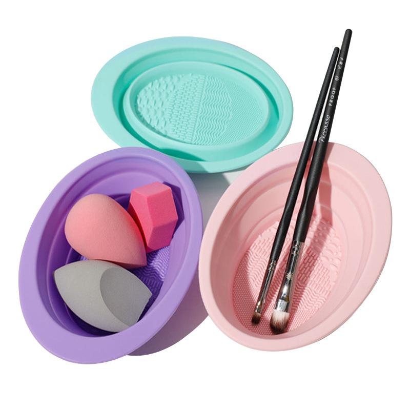 Cleaner Folding Powder Soft Si - Beauty Makeup Brushes review and price