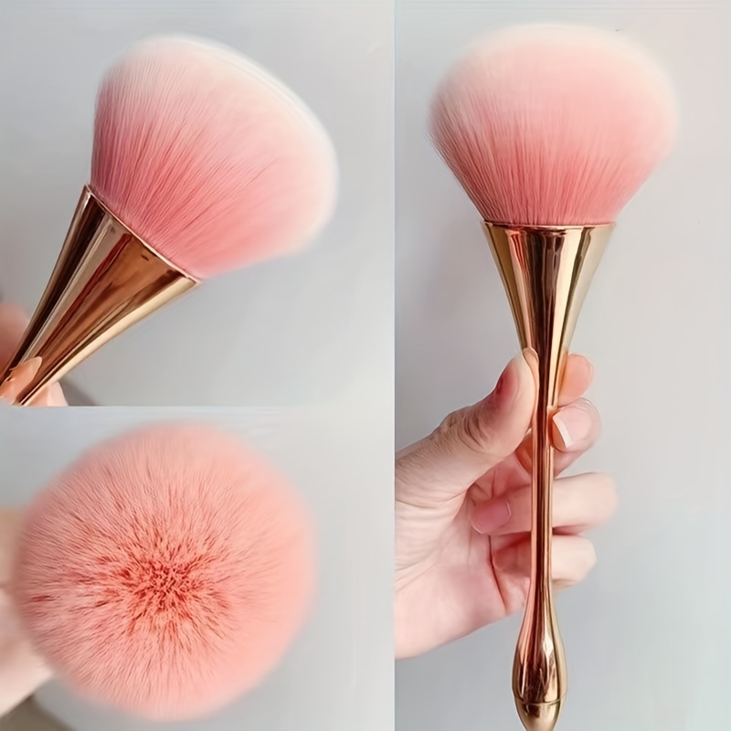 Rose Golden Fan Makeup Brush,C - Beauty Flower Makeup review and price