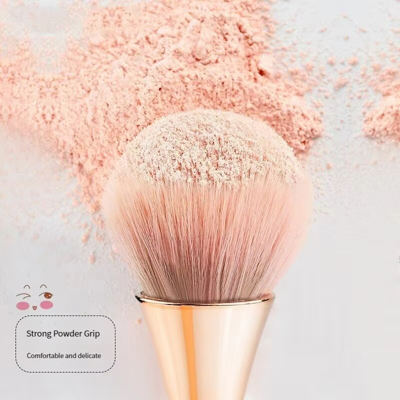 Rose Golden Fan Makeup Brush,C - Beauty Flower Makeup review and price