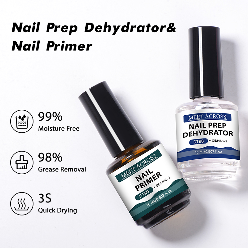 2PCS 15ml Nail Primer Nail Pre - Nail Dehydrator Primer review and price