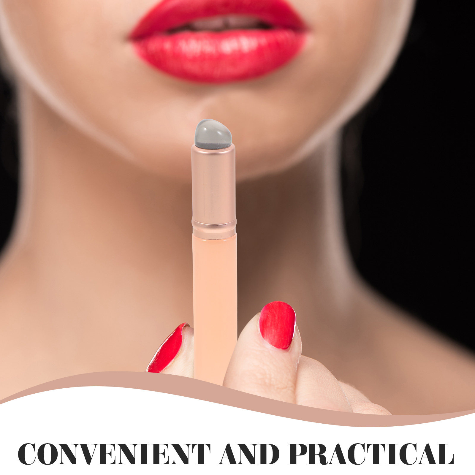 2Pcs Silicone Lip Applicator S - Beauty Makeup Brushes review and price