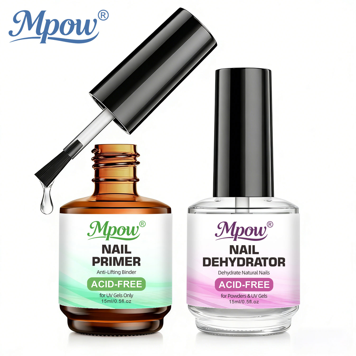Mpow 1/2pcs 15ml Nail Dehydrat - Nail Dehydrator Primer review and price
