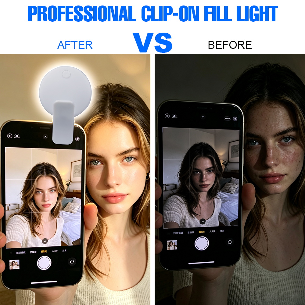 Portable Clip On Selfie Fill L - Beauty No Makeup review and price