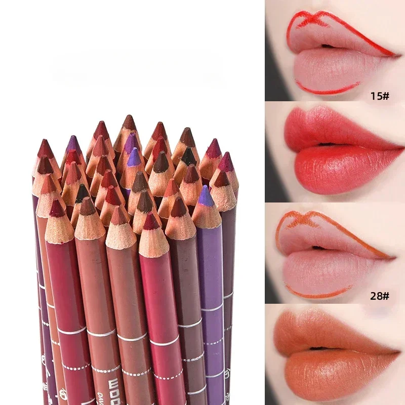 Colored Lip Liner Pencil Black - Beauty Flower Makeup review and price