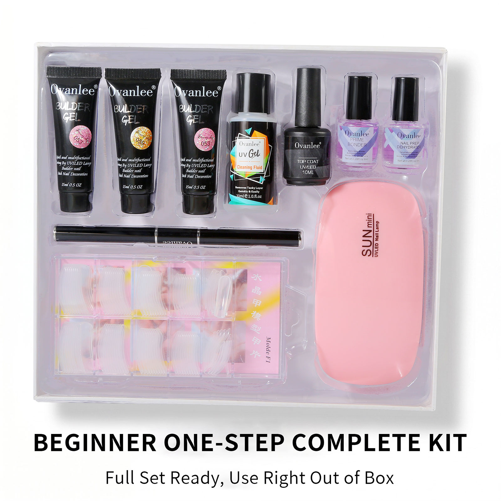 Ovanlee 3-Tube Nail Extension  - Nail Dehydrator Primer review and price