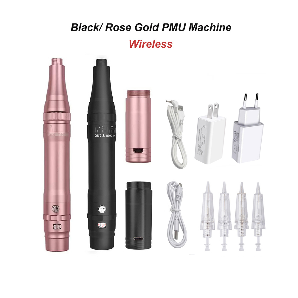 Black/ Rose Gold Wireless Perm - Beauty Flower Makeup review and price
