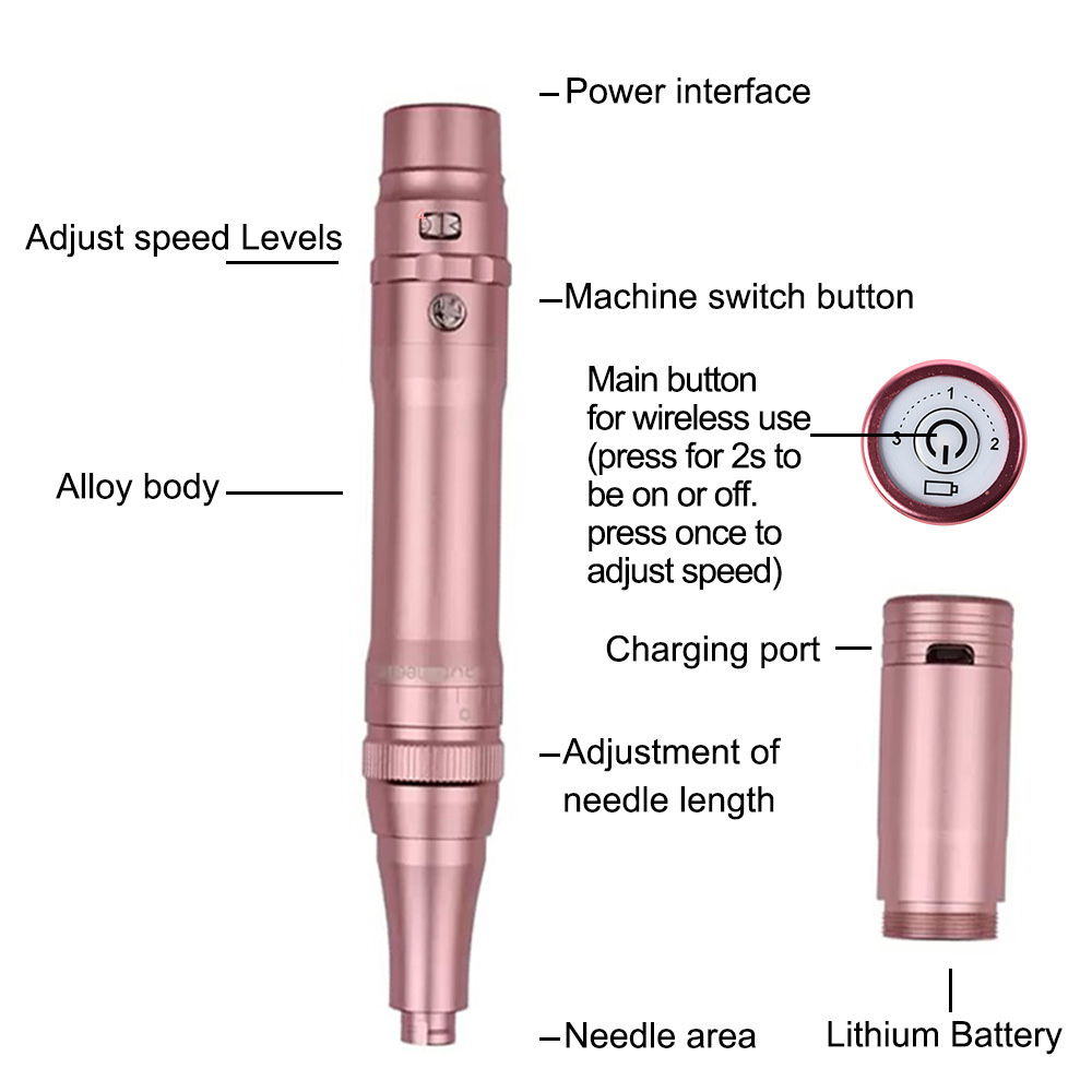 Black/ Rose Gold Wireless Perm - Beauty Flower Makeup review and price